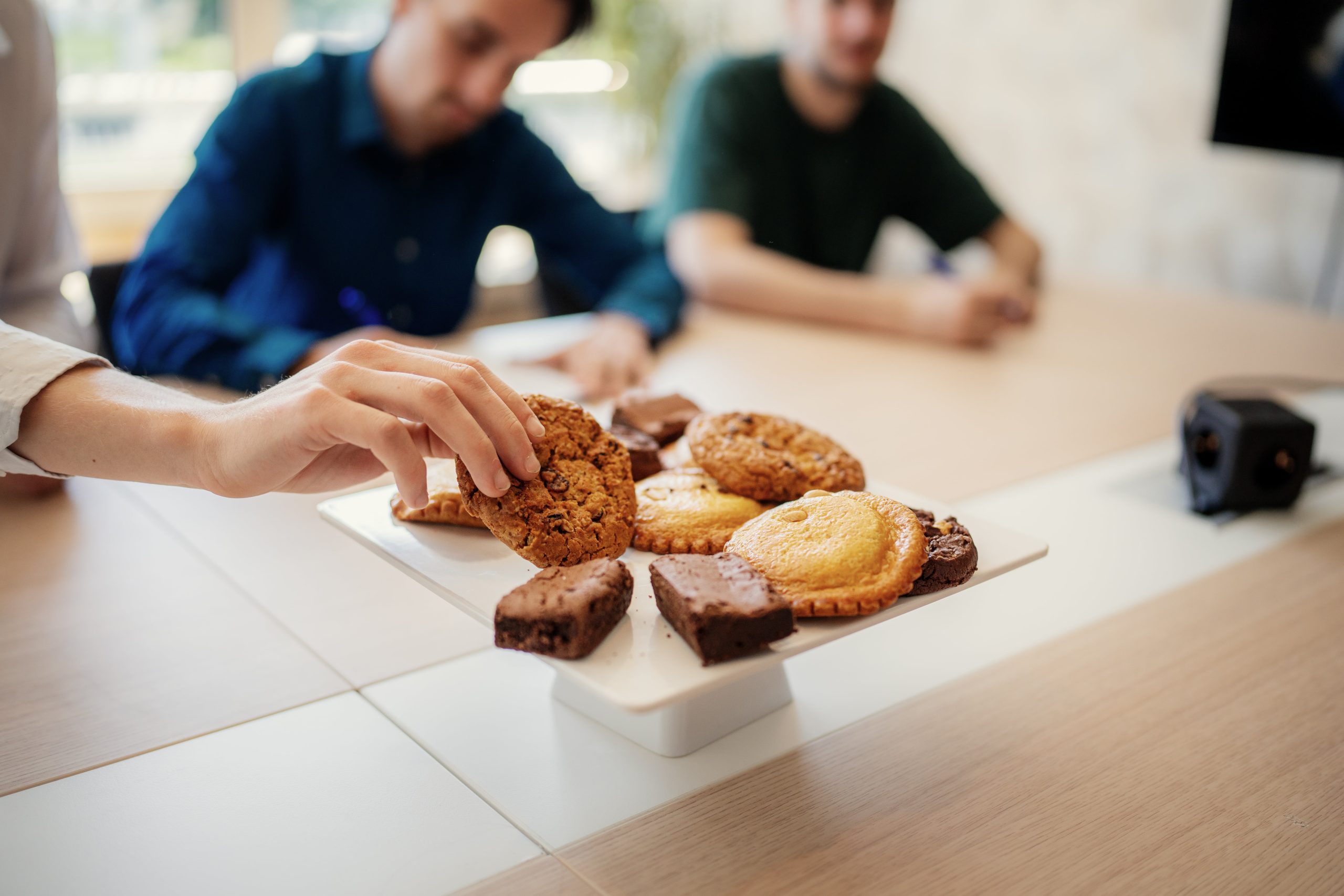 Luxe koek bij de vergadering Utrecht